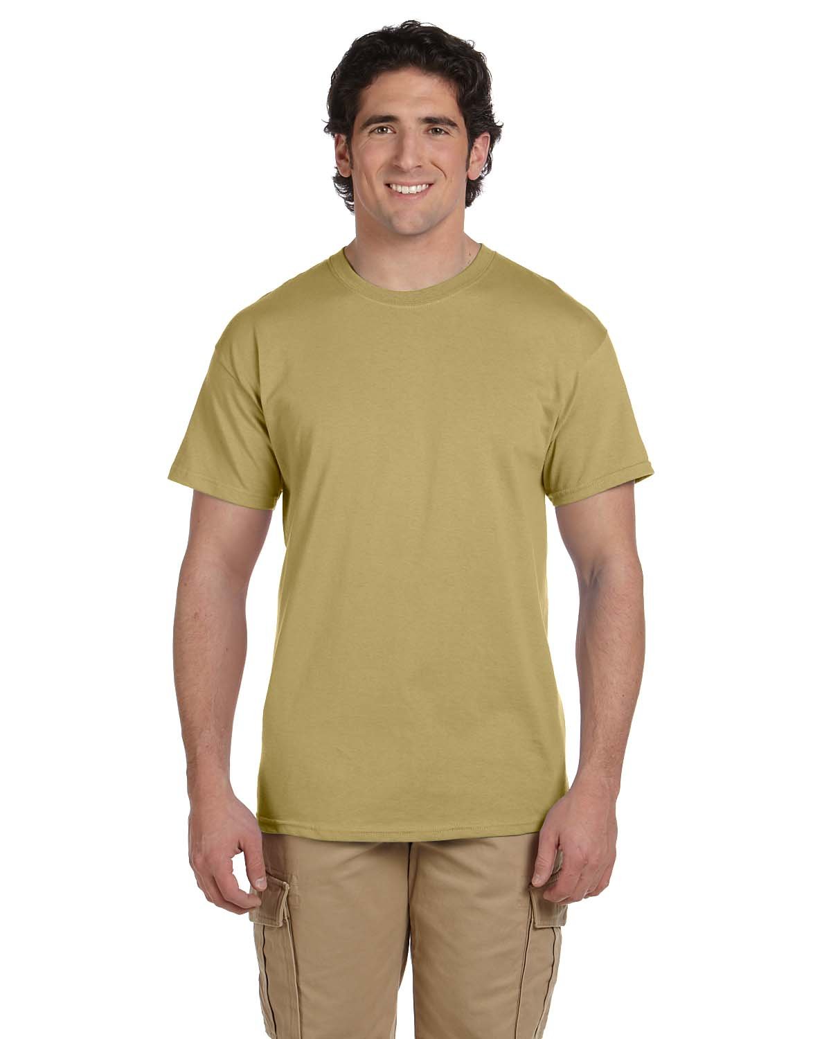 Gildan Men's G2000 Ultra Cotton Adult T-shirt, Tan, Small