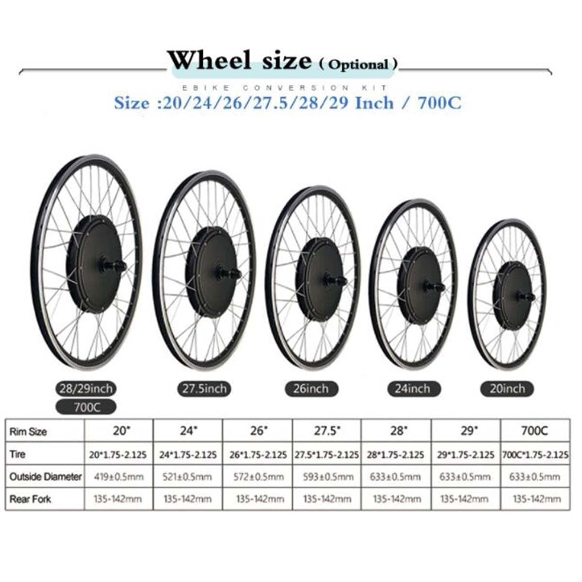 NEW!! 20 COMPLETE SET TO CONVERT A 20 BIKE