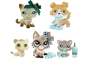 LPS Compitable 391 Grey Kitten 1074 1607