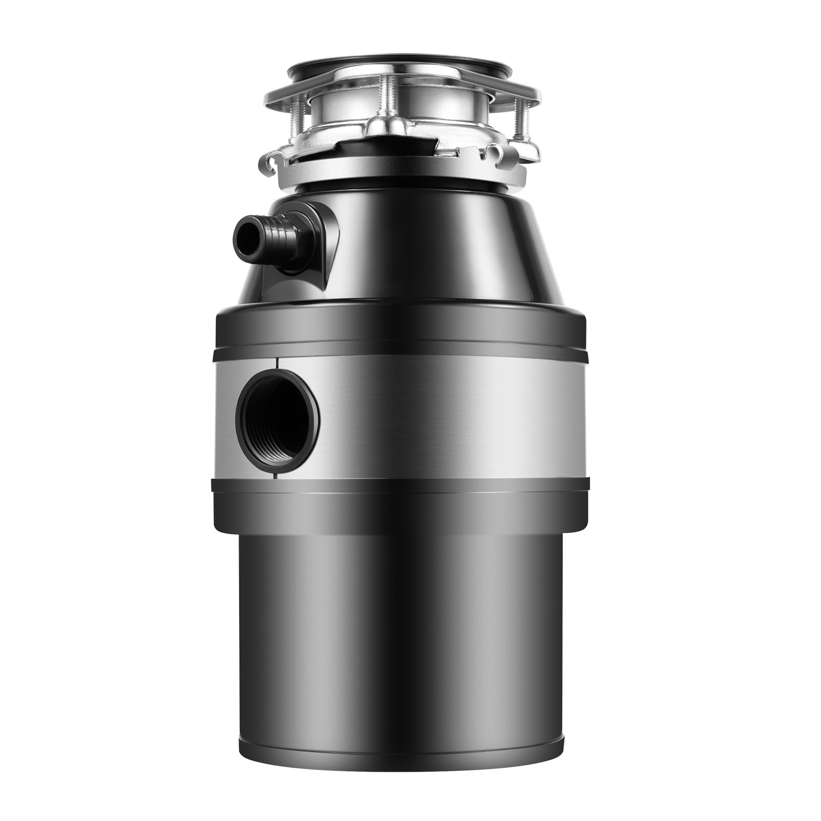 Trituradora de residuos de cocina de acero inoxidable, capacidad de 1 L, trituradora de residuos domésticos, trituradora de alimentos, 2600 RPM