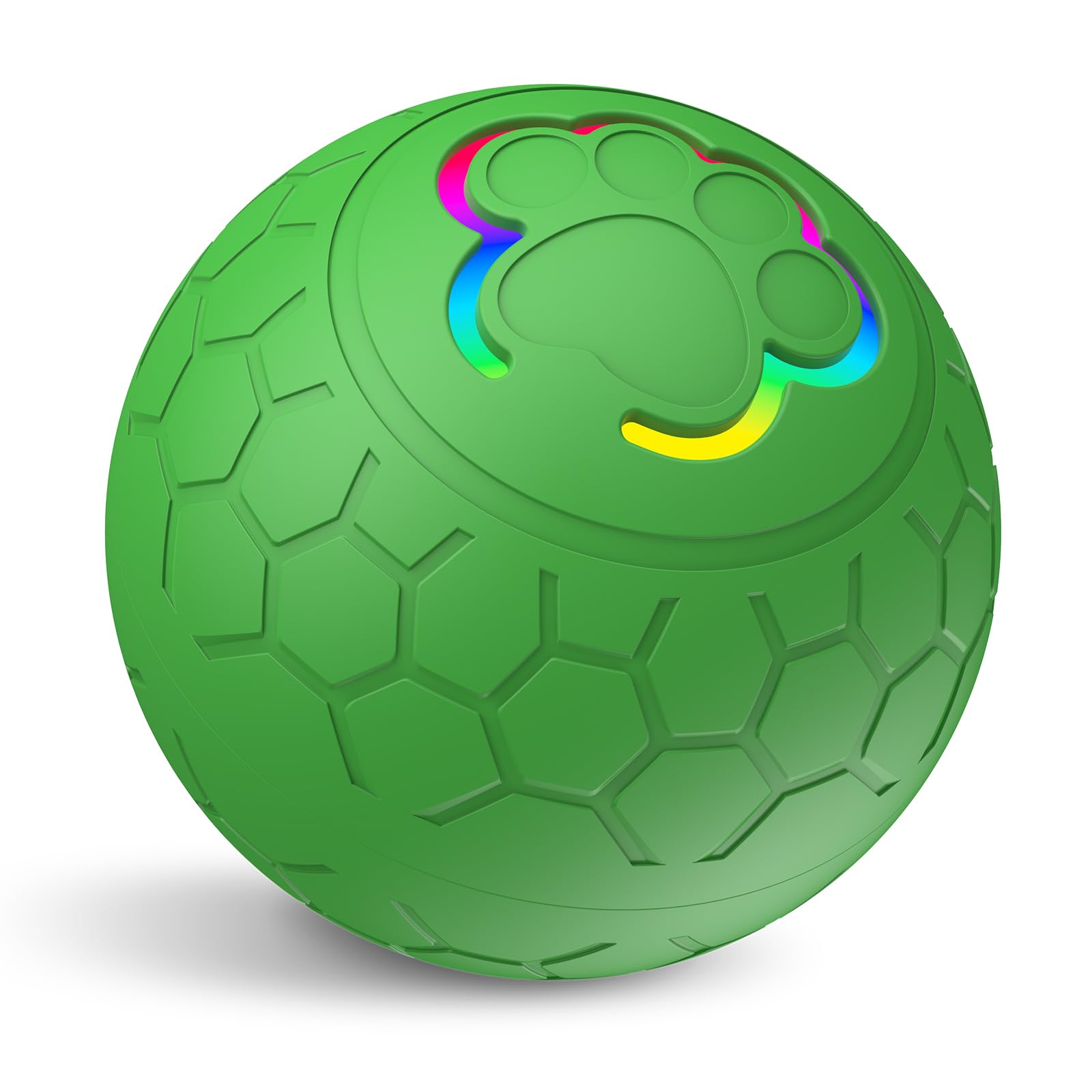 Irishom Palla Giocattolo per Animali Domestici - Giochi Interattivi per Cani Jolly Ball Palla da Pastore per Cani - Design a Doppia modalità Resistente e Sicura Porta di Ricarica Impermeabile IP54