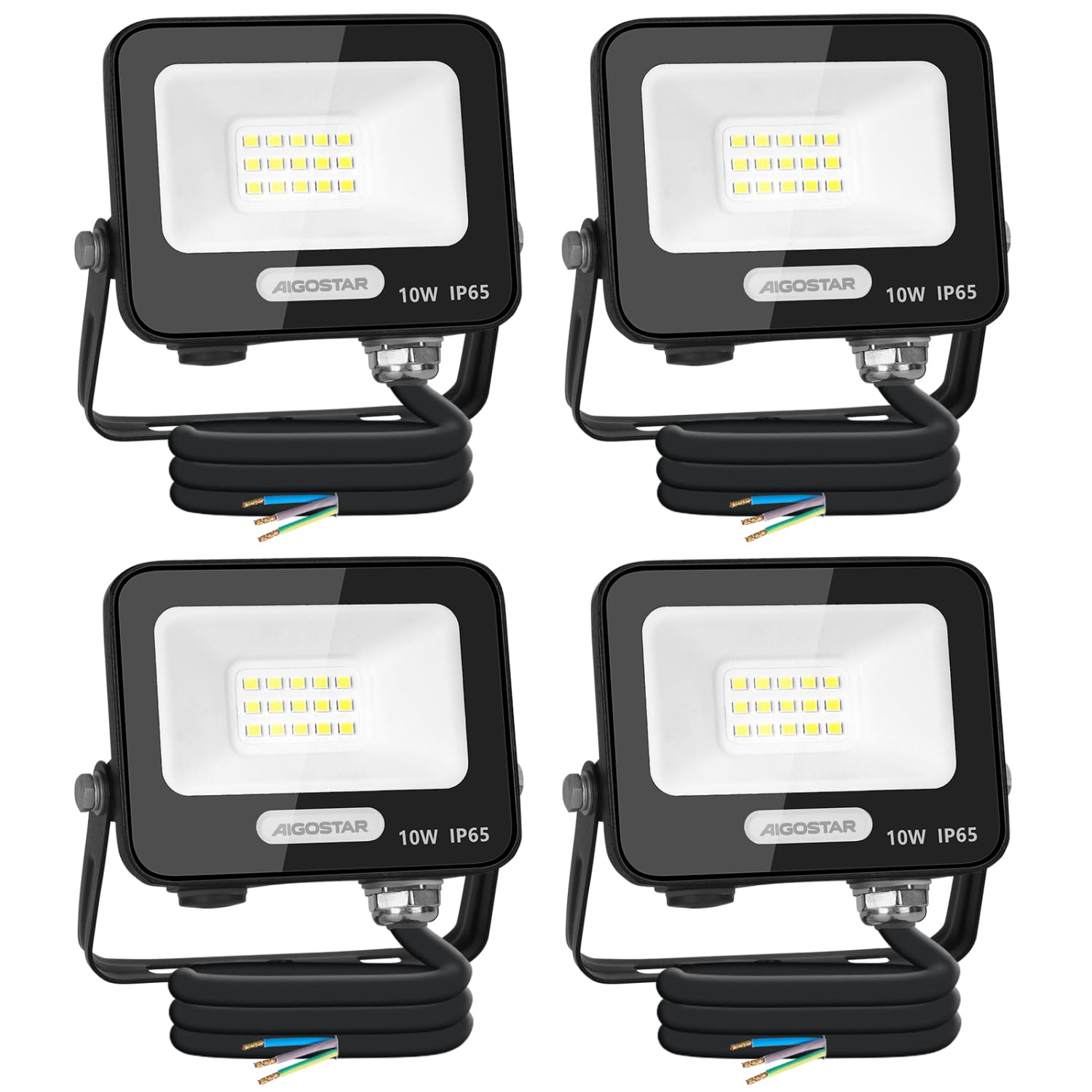 Aigostar Foco LED Exterior 50w 4500LM, Focos Proyectore LED Exterior Impermeable IP65, 84 LEDs, 6500K Blanco Frío para Garaje,Jardín,Patio,Parque. 2 Piezas — view 13