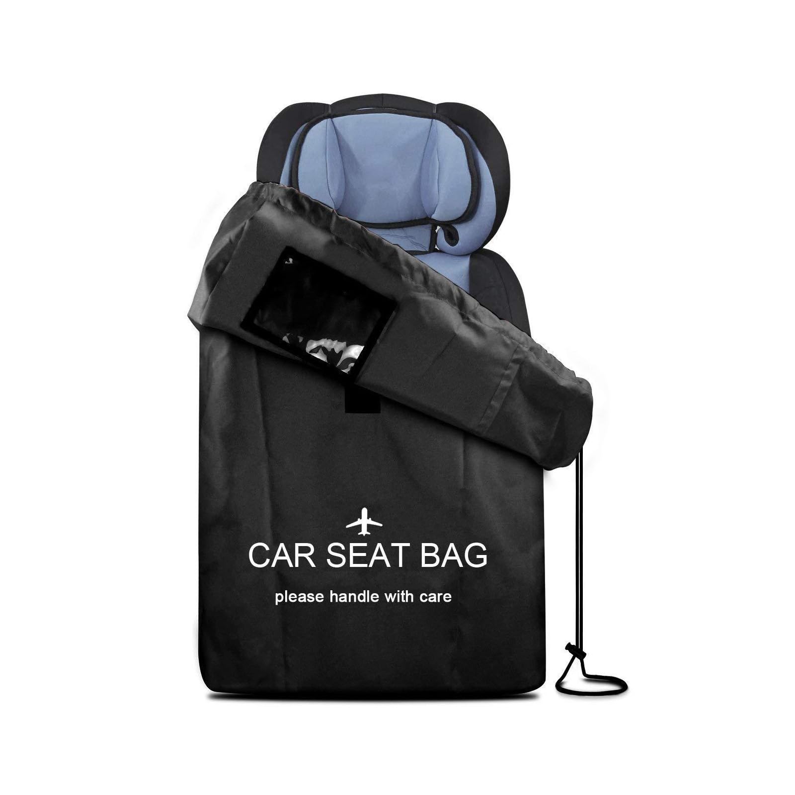 Borsa Scratch in tessuto Oxford 300D per la sicurezza del seggiolino auto, organizer per seggiolini auto, Nero , Mass Beauty