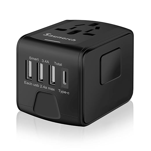 5-in-1 Universal International Travel Power Adapter