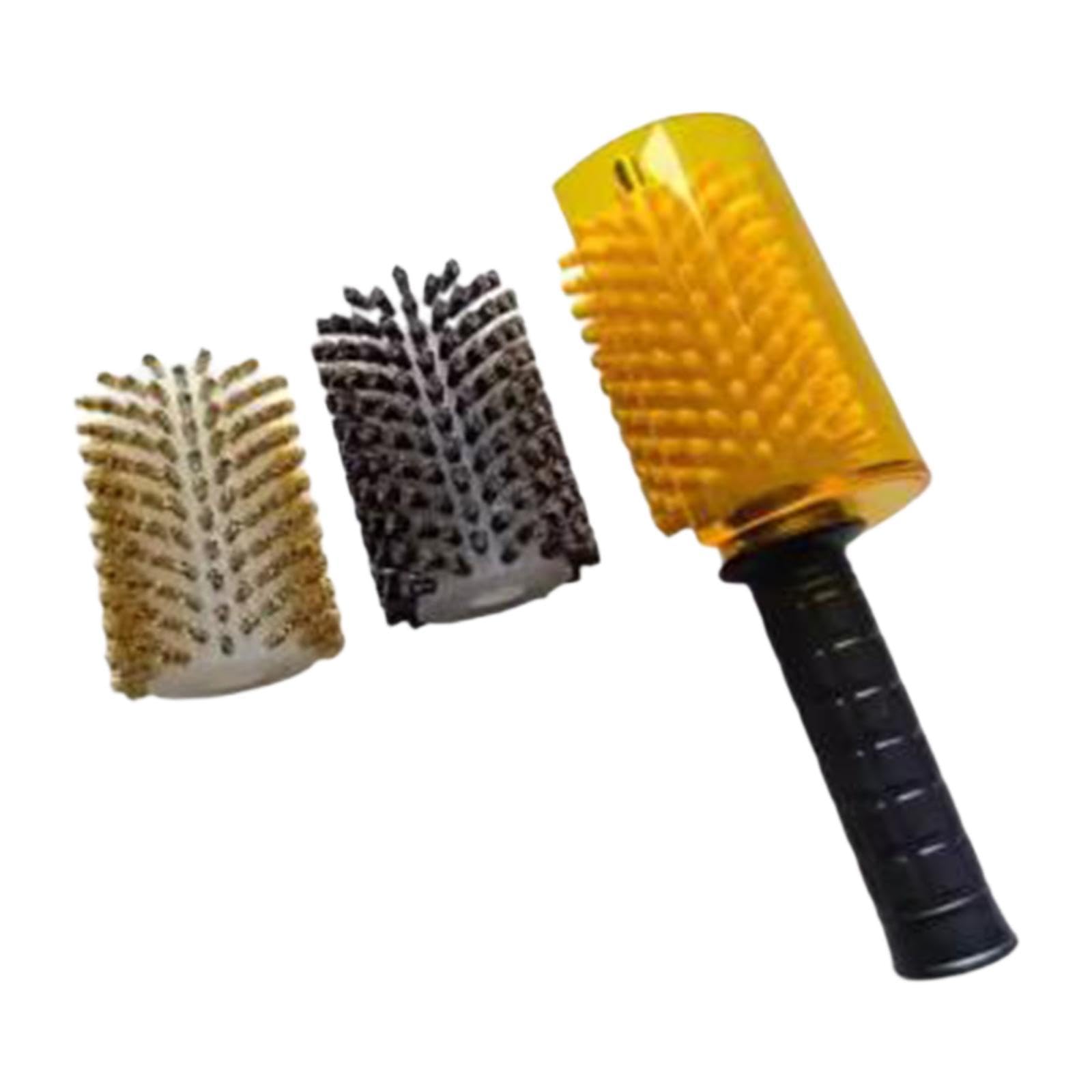 Juego de Cepillos para Cera de Snowboard, Cepillos para Cera de Esquí, Nailon, Latón, Crin de Caballo, Cepillos Profesionales para Cera de Esq