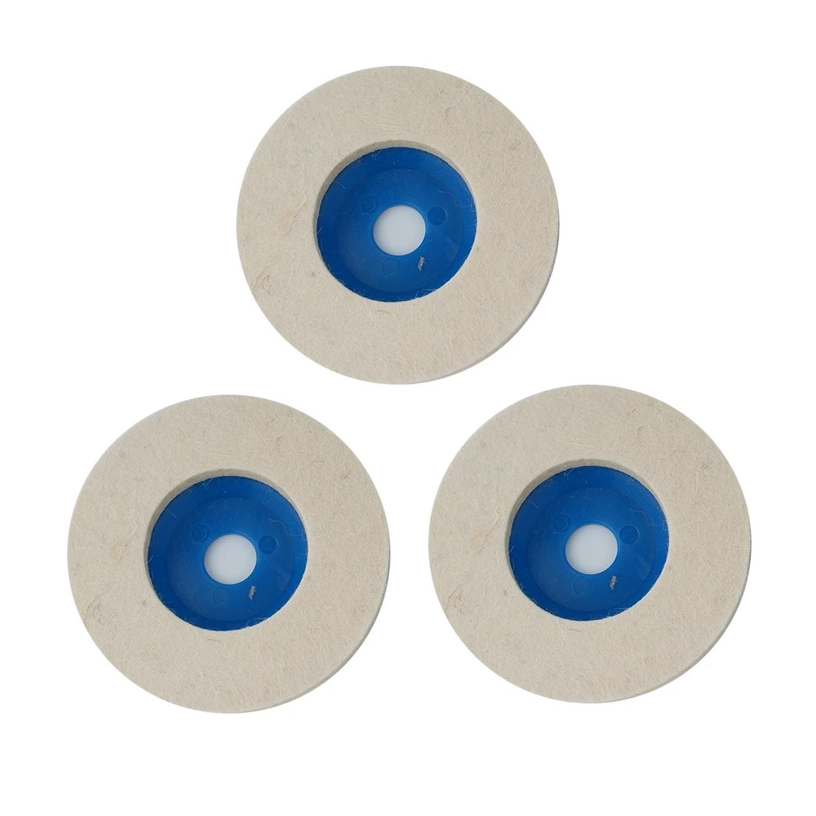 Mola lucidante per smerigliatrice da banco, 10 pezzi da 4 pollici di lana for lucidatura, tamponi for, mola angolare, disco in feltro for metalli, marmo e vetro