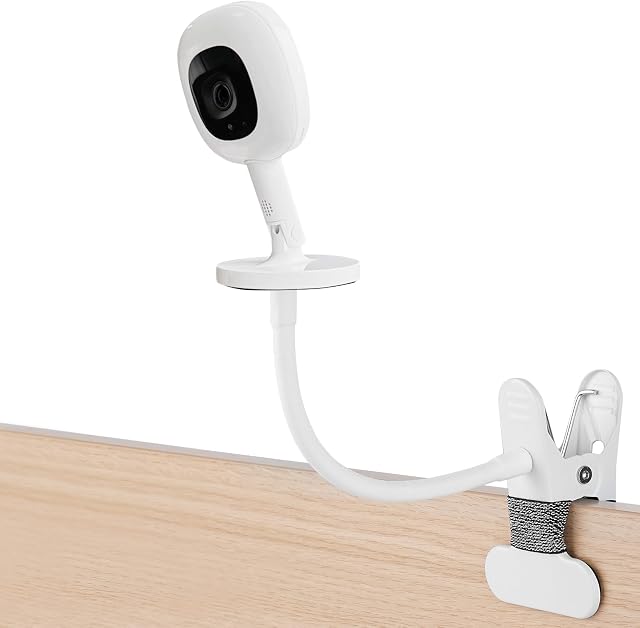 ITODOS Baby Monitor Mount Compatible avec Nanit Pro Moniteur intelligent pour bébé & Moniteur de bébé Flex Stand, 8inches Moniteur de bras flexible, Attrapez votre bébé Cam où vous voulez