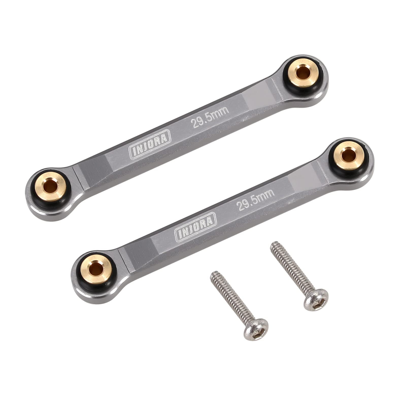 INJORA Alu-Links 29,5 Mm Hoch - Für Axial SCX24 Deadbolt RC Auto - 2 Stück Rot
