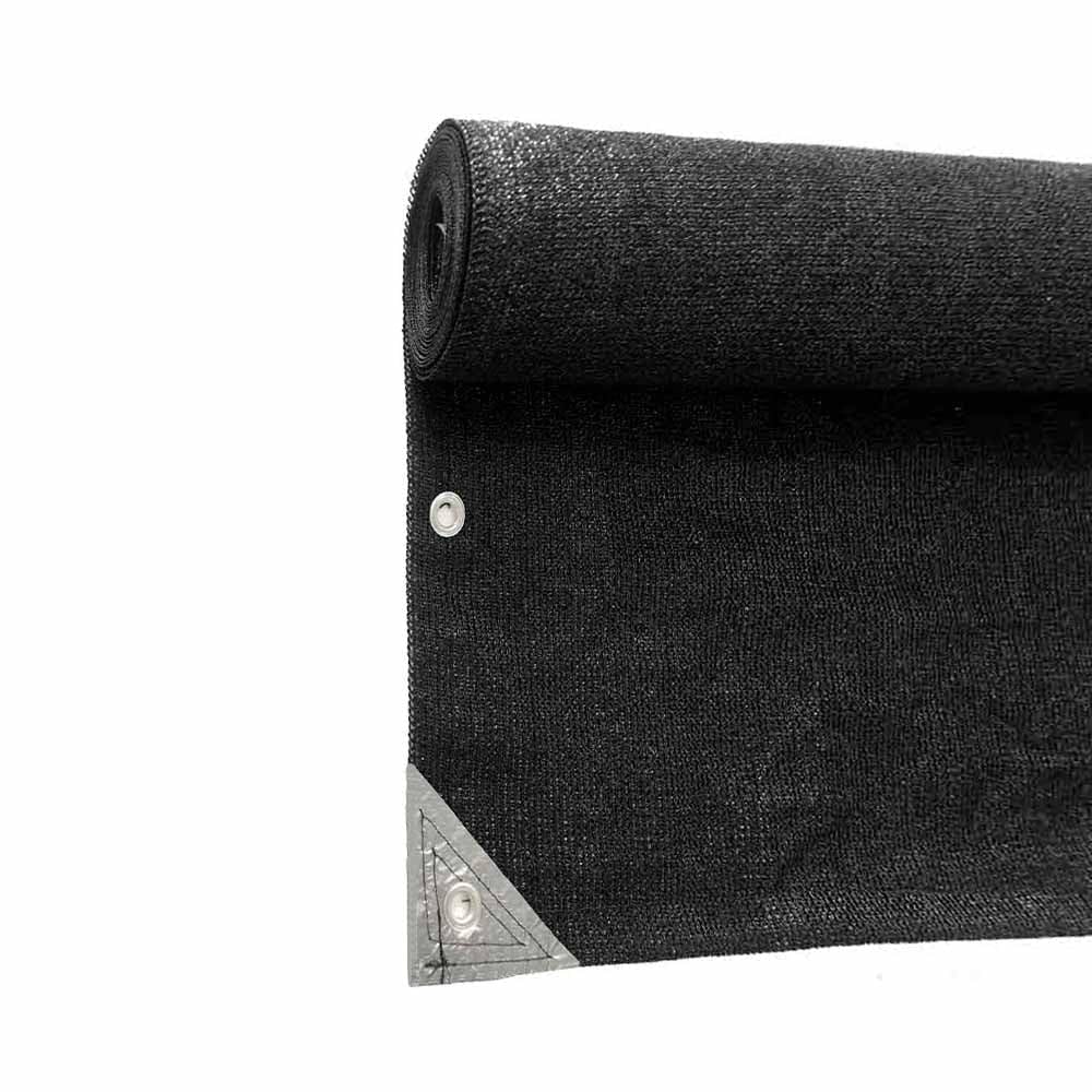 RED DECO Brise Vue Occultant Renforcé Haute Densité 300 g/m² Quality Pro - H 1,5 m x L 10 m - Noir