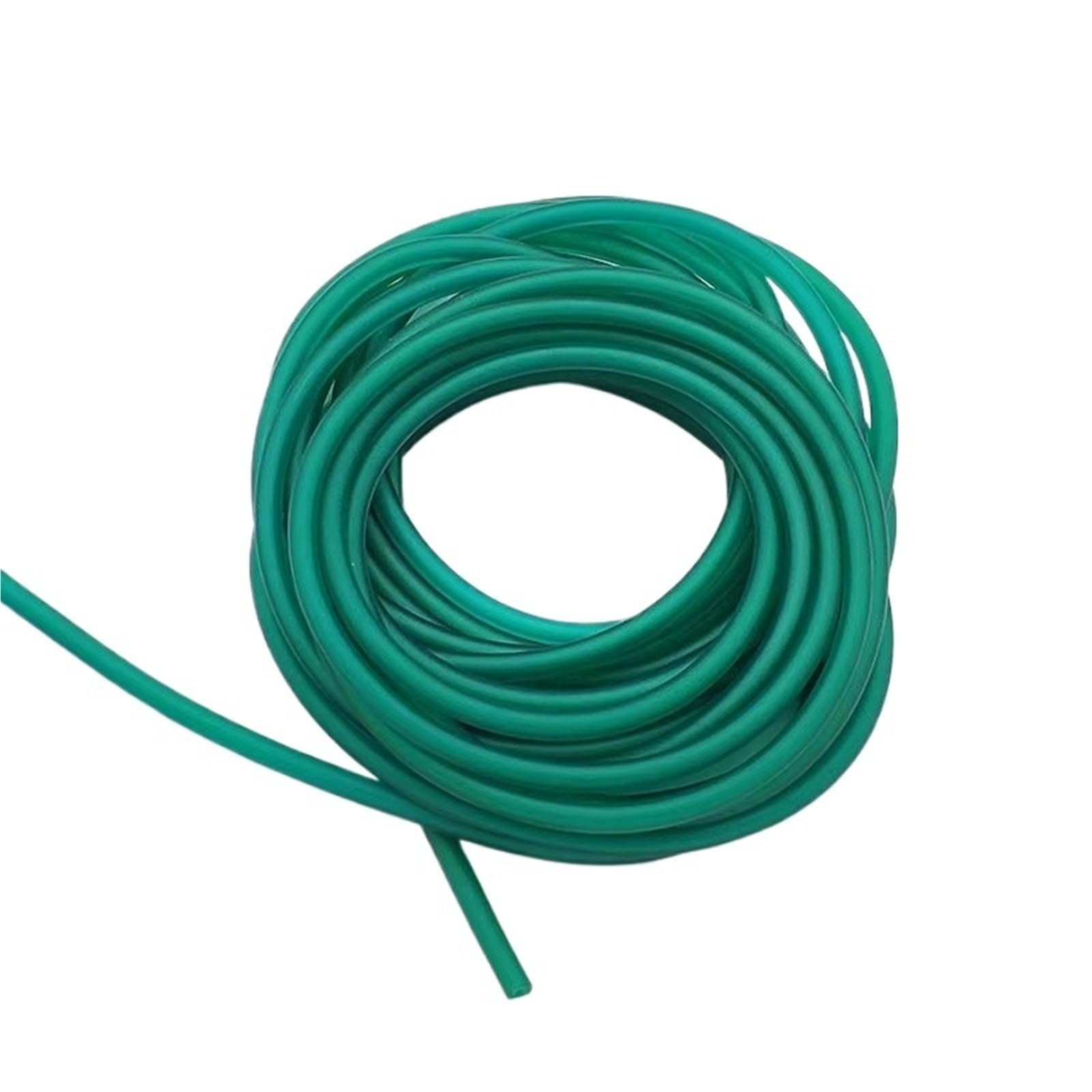 Tyfghdxf 1842 5M Ice Green Rubber Tubing 1Pcs 5M Black Antifreeze Rubber Latex Tube 1632/1745/2050/3060 For Slingshot Outdoor Catapult Hunting Accessories Hose(1842 5M Ice Green)