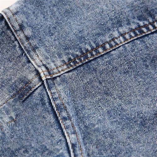 Girls Jeans Jacket Motorcycle Long Sleeve Button Down Fall Kids Denim Coat with Pocket Y2K Retro Streetwear Clothes4