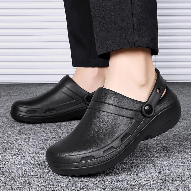 Men's Clogs Comfortable Mules Sandals Adult Slip On Garden Shoes Summer Water Beach Shoes Casual Slippers Lightweight Breathable Cushioned Support - Image 3