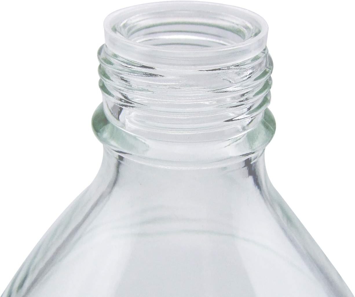 HFS(R 2PCs 500ML Round Laboratory Media Storage Bottles, with GL45 PP Screw Cap, Borosilicate Glass