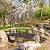 Metal Garden Bridge with Safety Siderails - Outdoor Decorative Iron Footbridge for Pond, Creek, Stream, Easy Assembly and Durable