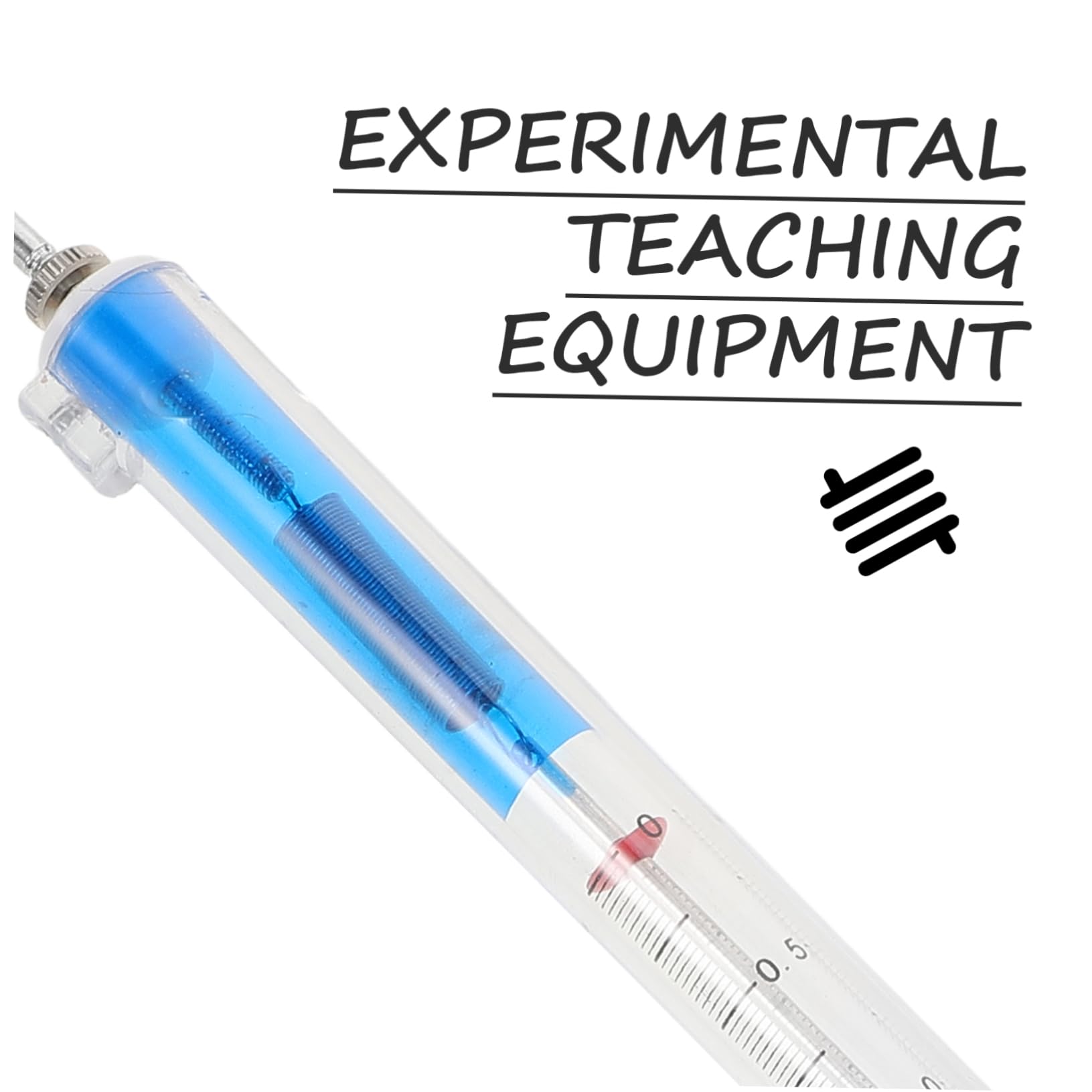 NAMOARLY Educational Spring Scale 2.5n Spring Balance Scale Hanging Tube Experiment Equipment for Boys and Girls