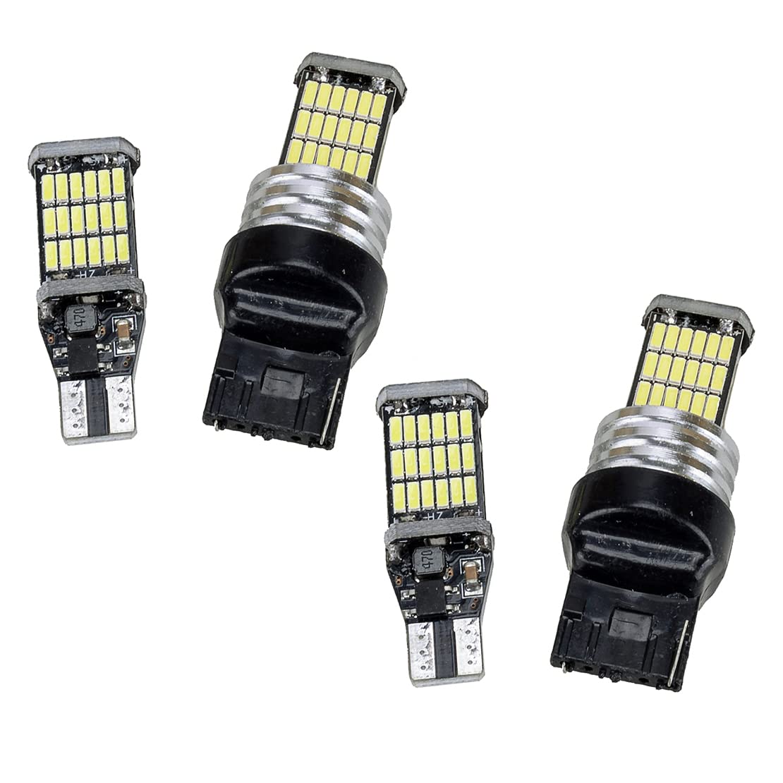 beler 4pcs Blanco Brillante LED Bombilla de luz de Marcha atrás para Jeep Grand Cherokee 2011-2020