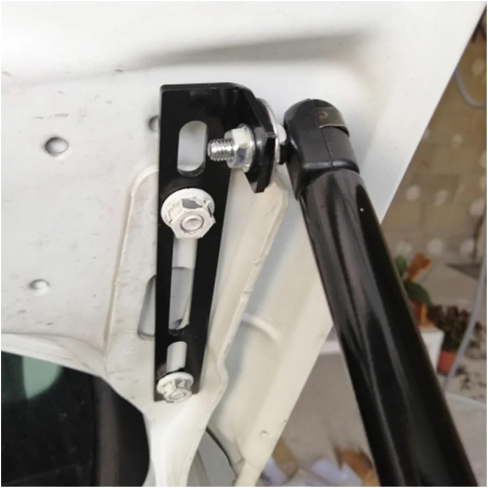 wspornik do podnoszenia sprężyny gazowej Pasuje Do SEAT Leon MK3 2012-2019 Przednia Maska, Modyfikacja, Siłowniki Gazowe Z Włókna Węglowego, Amortyzatory, Akcesoria(Piano black)