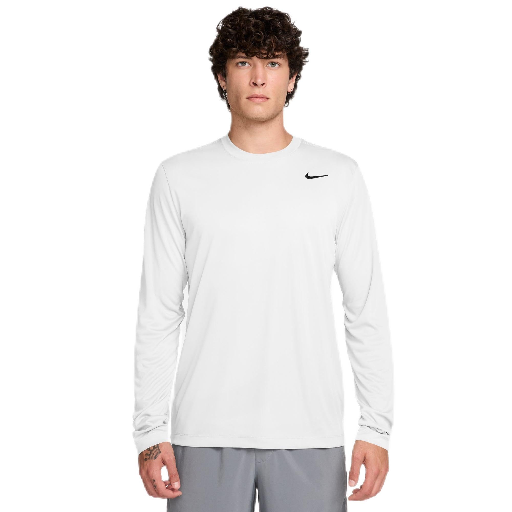 Nike Mens Tee Std Ls Flex Dri Fit Long Sleeve Training Top-picture-23