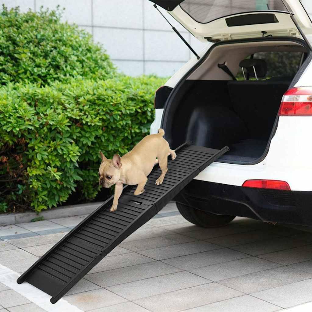 Rampa plegable para perros (plástico, 153 x 40 x 12,5 cm)