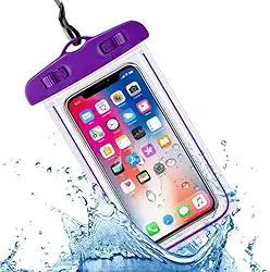 Capa à Prova d’Água Universal para Celular até 6.8" – Transparente com Alça | Ideal para Praia, Piscina, Chuva, Viagem e Shows | Compatível com Android e iPhone - NEXUS MARKET