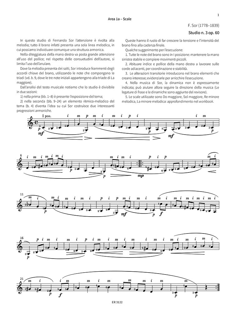 The Guitarclass vol. 1., Include Media-online | 65 studi e brani dal repertorio classico per lo sviluppo della tecnica e dell’interpretazione per chitarra, per studenti e insegnanti