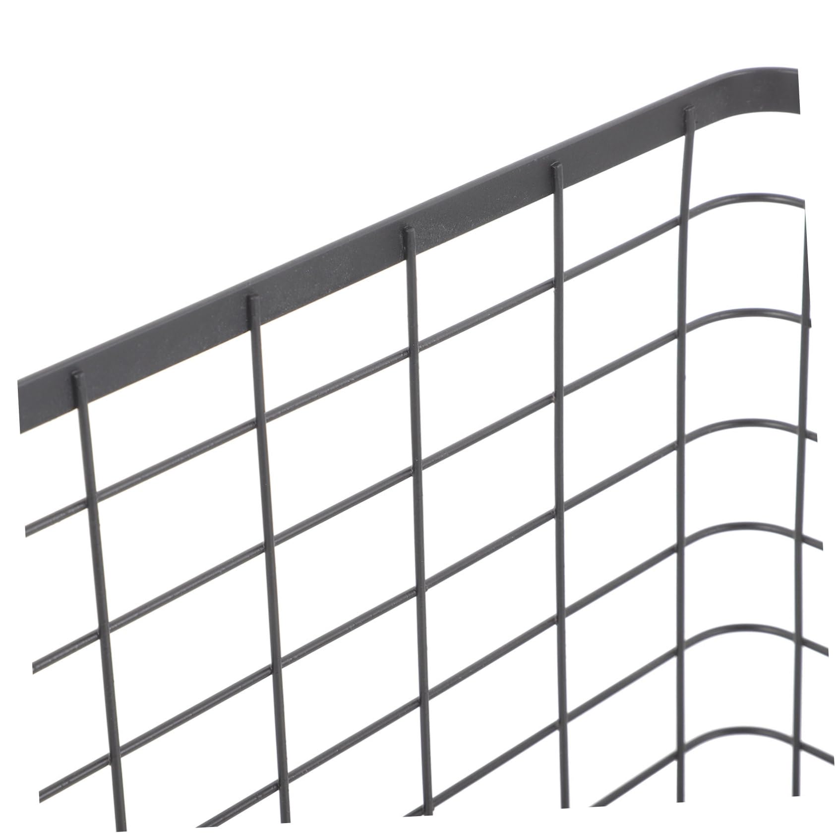 HANABASS Cesta de Almacenamiento de Leña de Hierro Gran Capacidad y Asa Plegable para Organizar y Transportar Madera en Exteriores