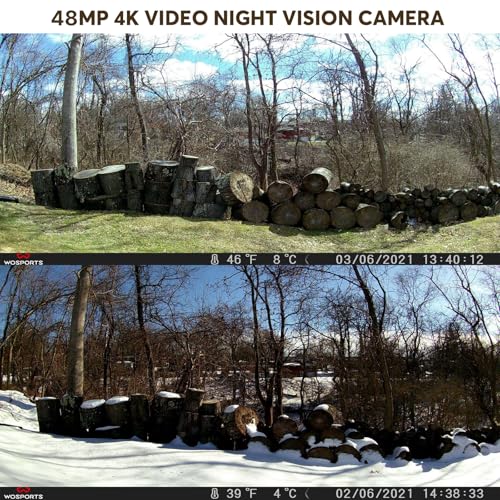 Wosports G600 TRAIL CAMERA Camera,48Mp 4K 0.2S Trigger Motion Activated,Game Hunting Camera thumb #1