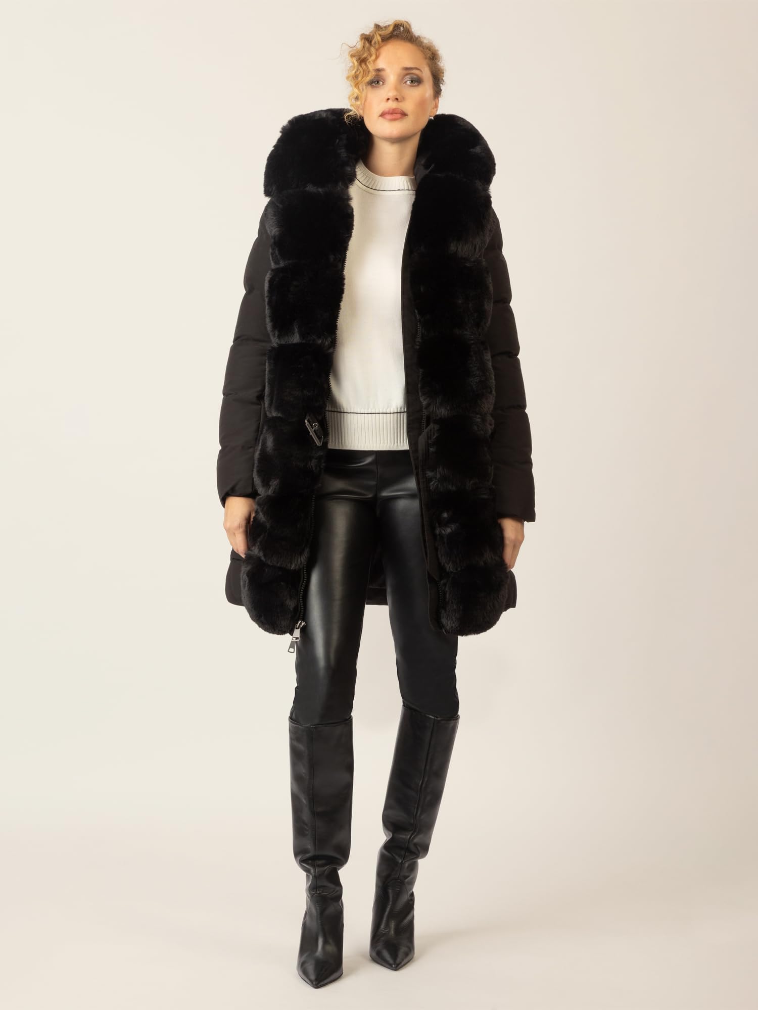 APART Fashion Damen Winterjacke Winterjacke (1er Pack)
