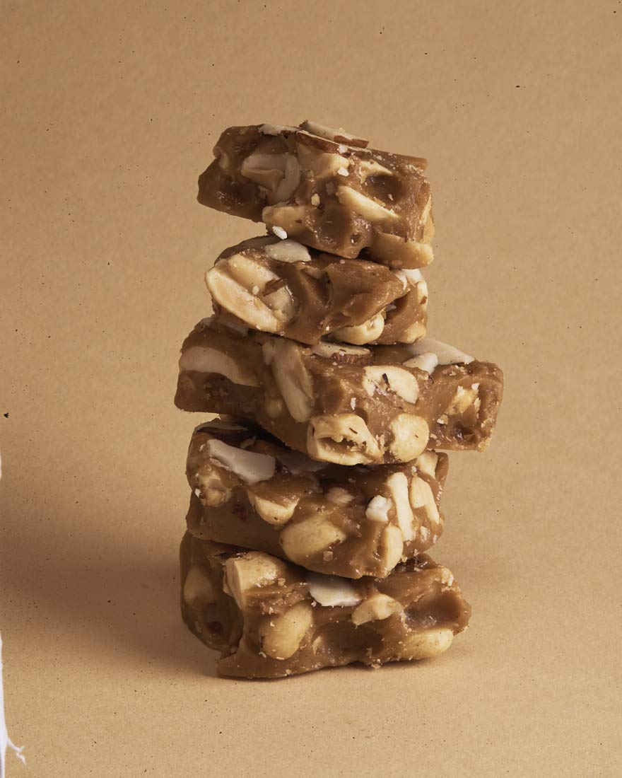 Buy Mrs. Mason's Peanut Brittle Roasted and salted peanuts are mixed