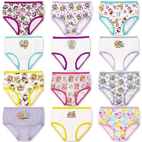 Paw Patrol Girls' 12-Days Advent Underwear to Make The Holidays and Potty Training Fun, Available in Sizes 2/3t, 4t and 5t