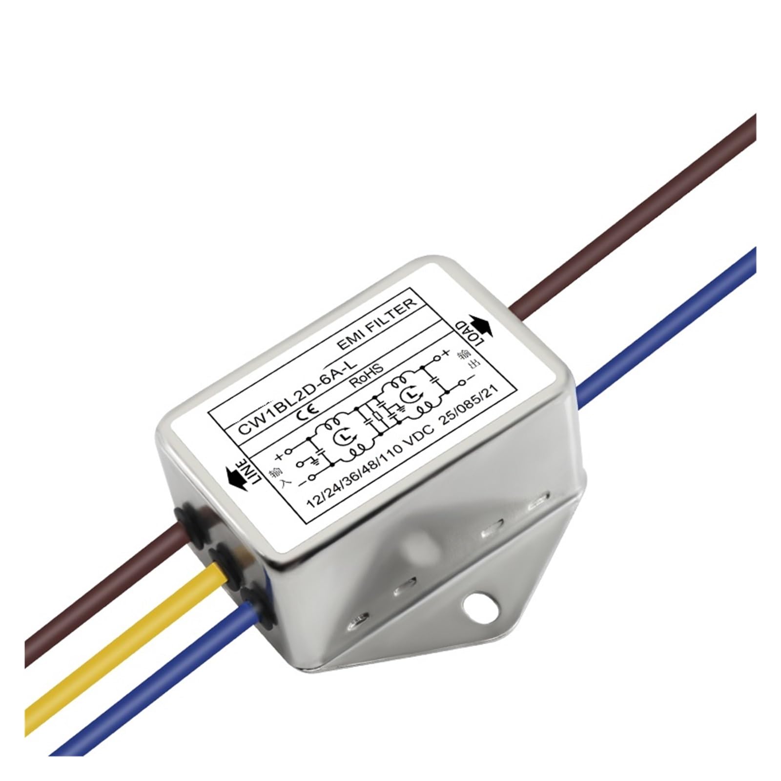 Amazon.co.jp: Emiフィルター DC DC12 V24 V48 100V 10A 20A 30A