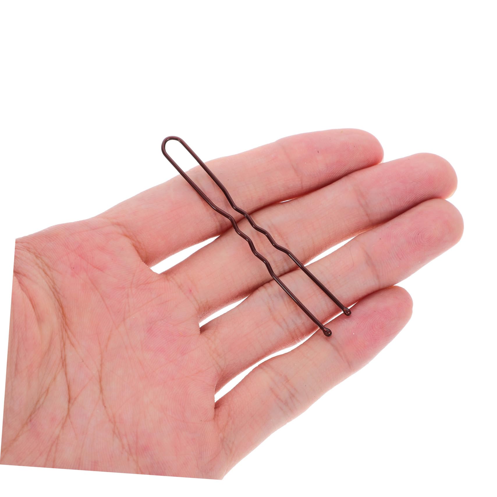 POPETPOP 600 pezzi Fermagli Capelli in Metallo Forma di U Forcine Ondulate Antiscivolo per Chignon con Scatola Portaoggetti Accessori per Acconciature Donna Uso Quotidiano e Feste