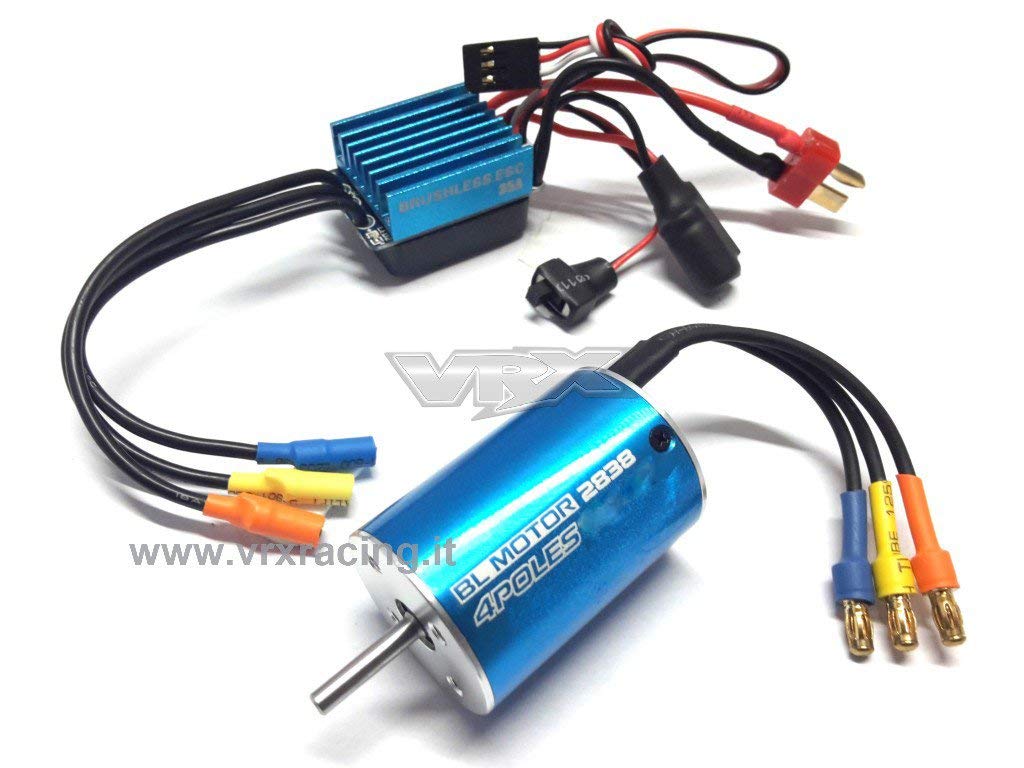 VRX Combo Classic 2838/6T 4700KV + 35A ESC brushless Sensorless 1/12 1/14 1/16
