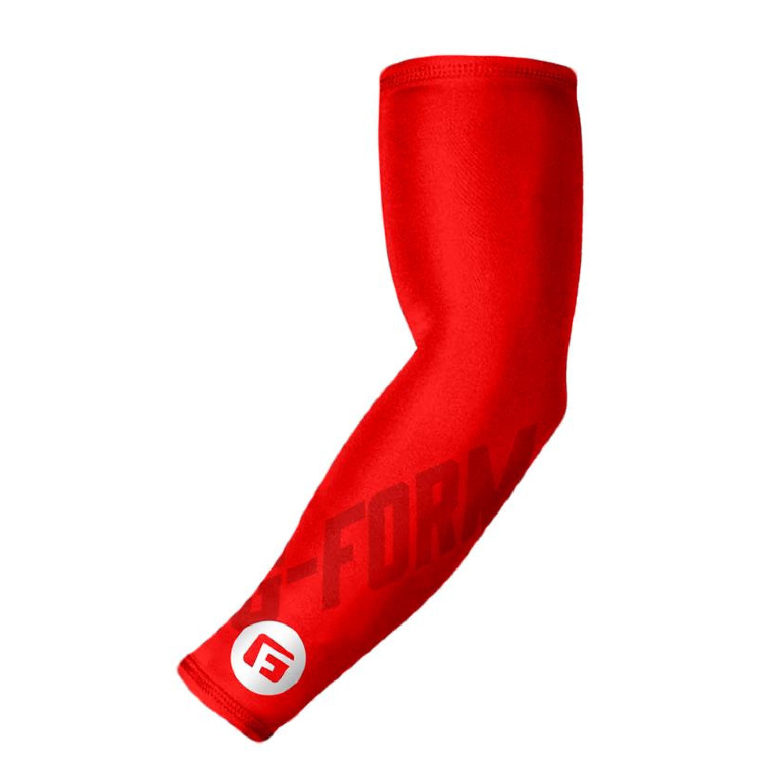 G-Form Compression Arm Sleeve - Moisture-Wicking Elbow Sleeve for Baseball, Basketball & More - Flat Seam - Red, Adult S/M