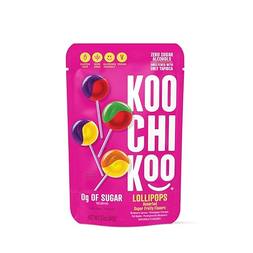 Miniatura 3 de Koochikoo Bolsa de piruletas orgánicas sin azúcar, 10 unidades (paquete - 3)