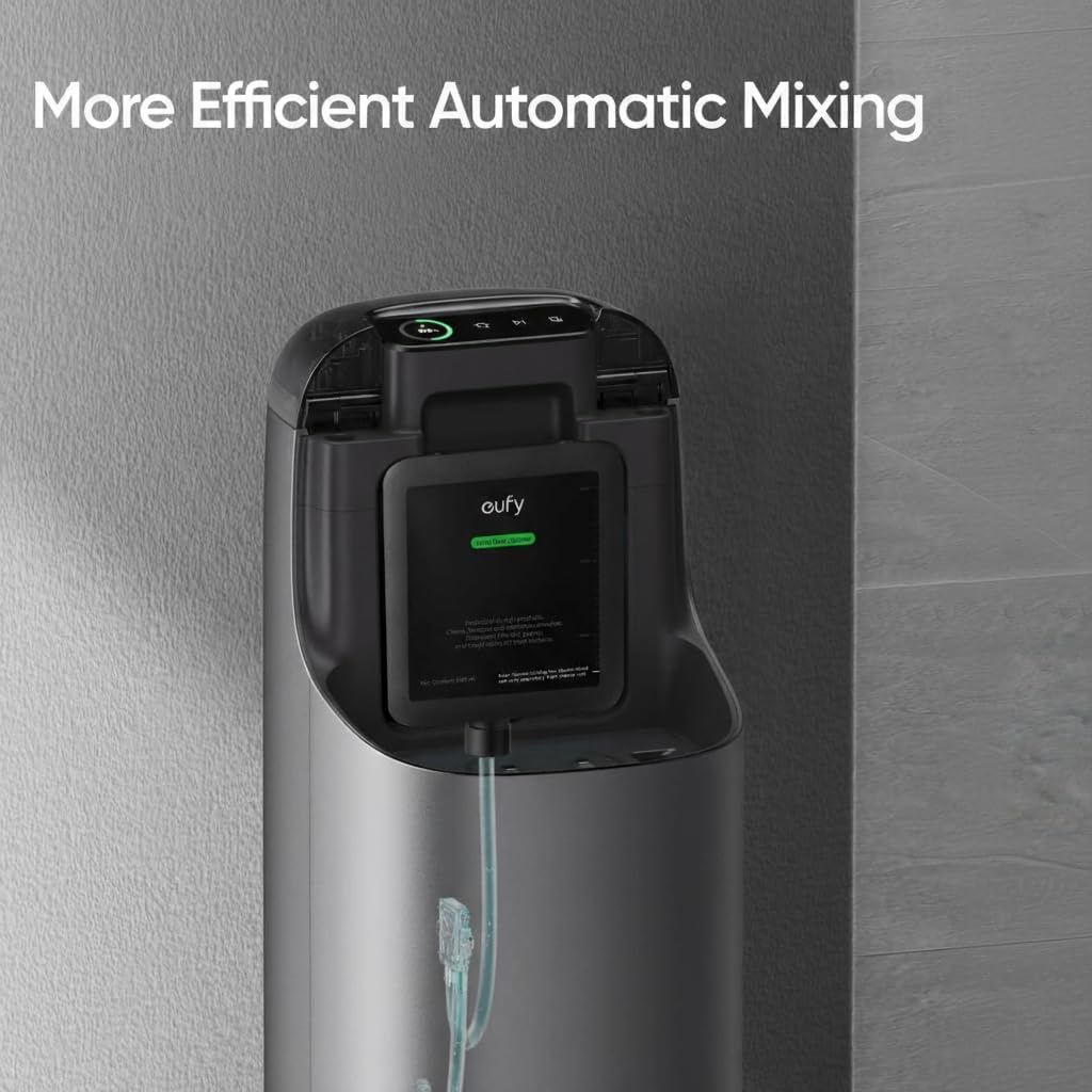 eufy Official Hard Floor Cleaner for Omni S1 Pro/S1, Safe and Gentle for Hand, Automatically Mix Without Manual Dilution, 600ml