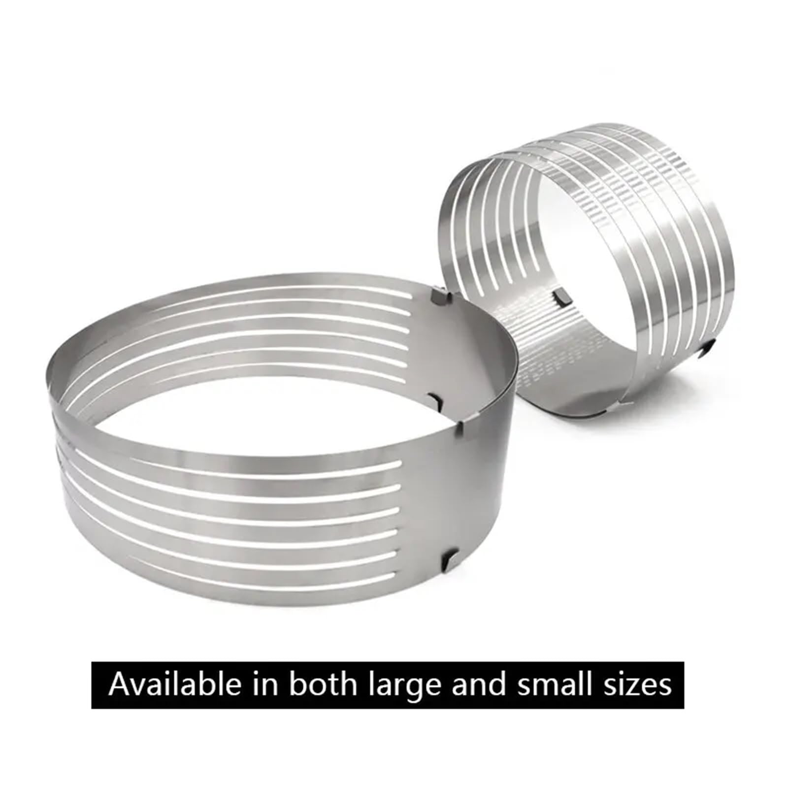 Affettatrice for Torta Regolabile for Rotonda in Acciaio Inossidabile for Stampo for Utensili for Accessori for Cottura da Cucina Fai-da-Te per Pasticceria(Big-24-30cm)
