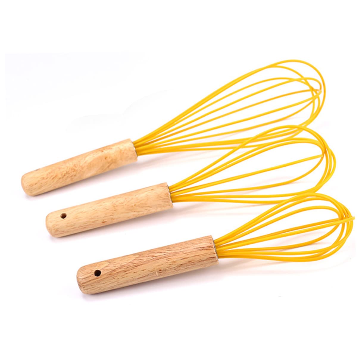 NAMOARLY Eggbeater Whisk Set Manual Egg Beater Mixers Kitchen Gadget for Baking Quick Stirring Tool Comfortable Handle