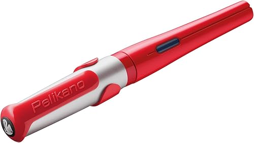 Miniatura 2 de Pelikan Pelikano 803014 - Pluma estilográfica, punta zurda, color rojo, en caja, 1 unidad