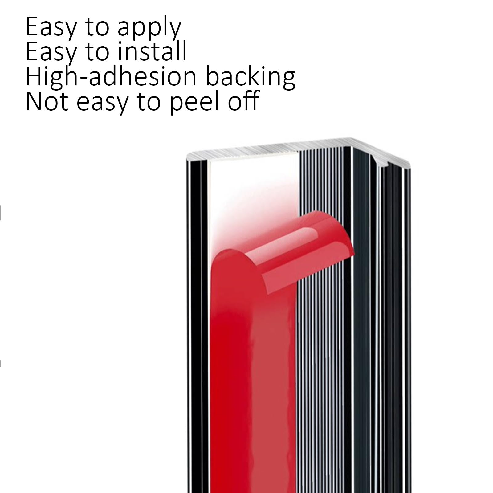 Aluminium Barre de Seuil Adhesive, Profilé de transition en métal