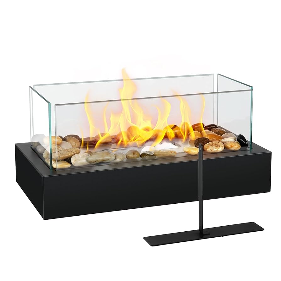 Tabletop Fire Pit AVOFOREST Portable Stainless Steel