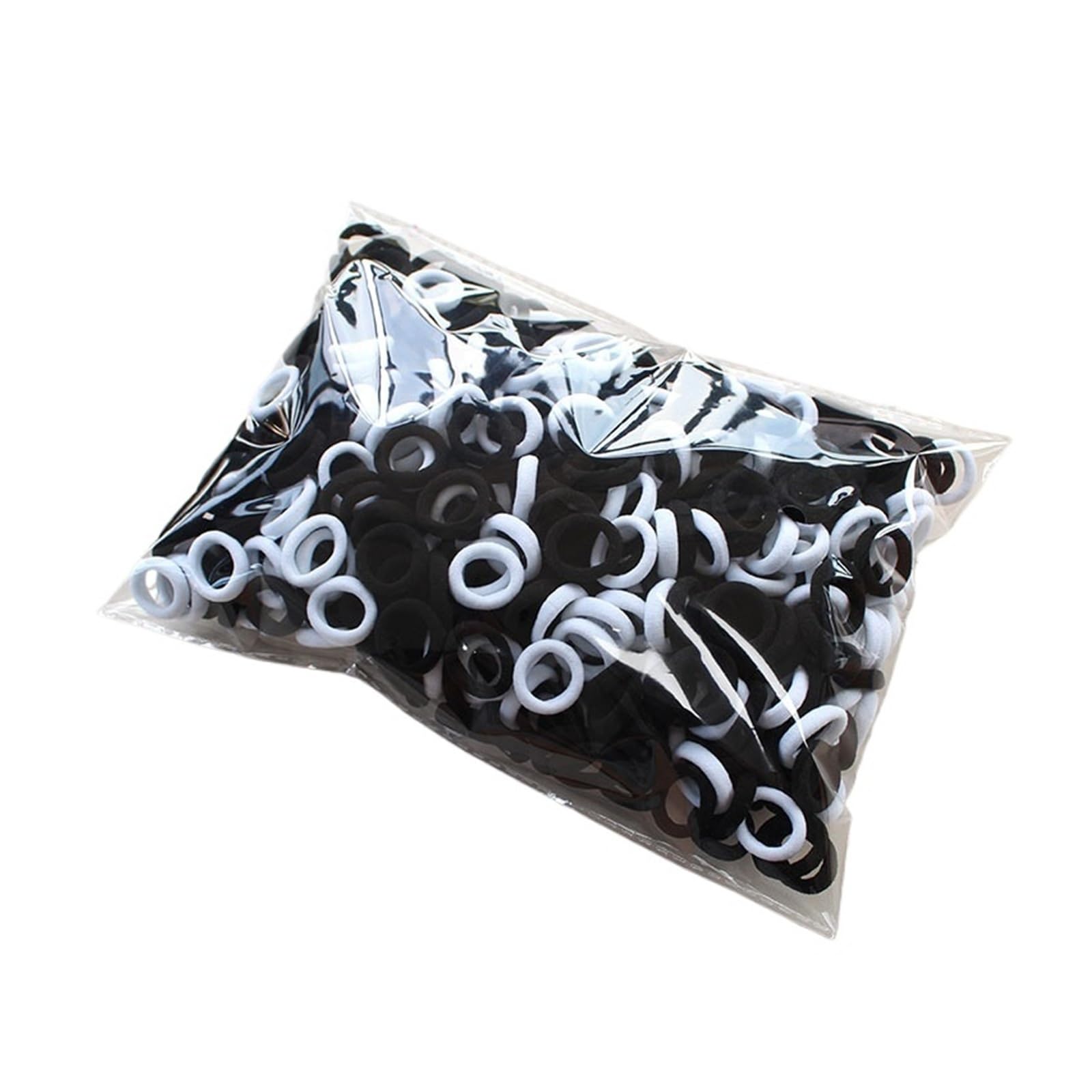 100/300/500 lazos elásticos de nailon coloridos for el pelo(C065-style24,300pcs)