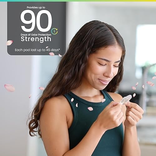 Miniatura 5 de Home Zone Living CleanAura - Ambientador aromático para el hogar, ayuda a eliminar olores no deseados de basura, aroma a flor de cerezo