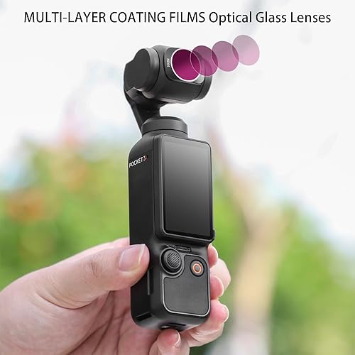 Miniatura 5 de Pocket3 Juego de filtros para DJI Osmo Pocket 3 Accesorios de cámara ND UV CPL MCUV ND-PL Kit de filtro de lente de cámara ajustable