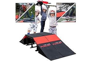 PLATPORTS Mini Ramp Skateboard Ramp, Perfect for Kids Jumping