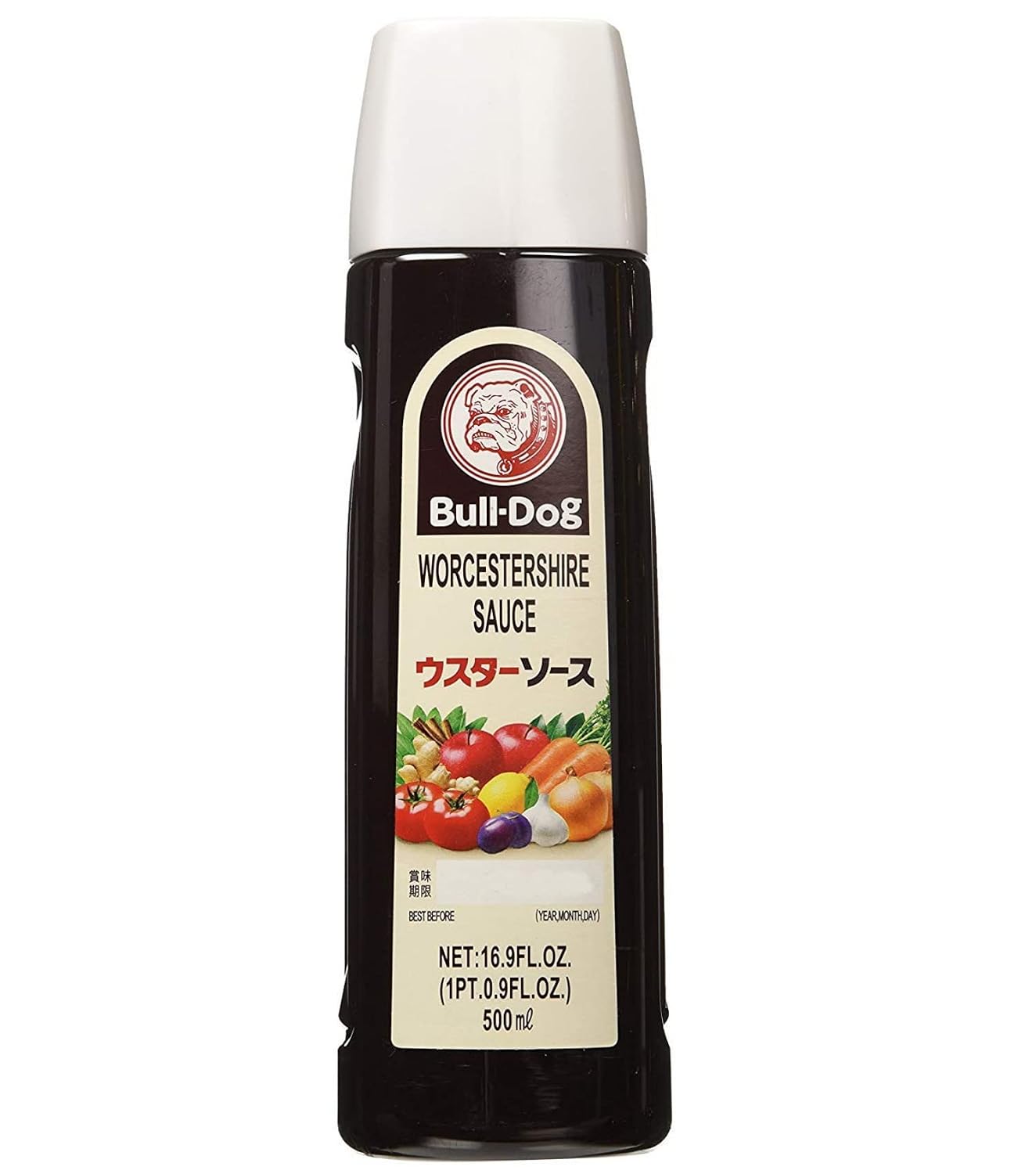 Bull-Dog Sauce, 16.9 Fl Oz Each, Assort 3 kinds (Tonkatsu, Worcestershire, Semi-Sweeet) (Worcestershire (Pack of 20-1 Case))