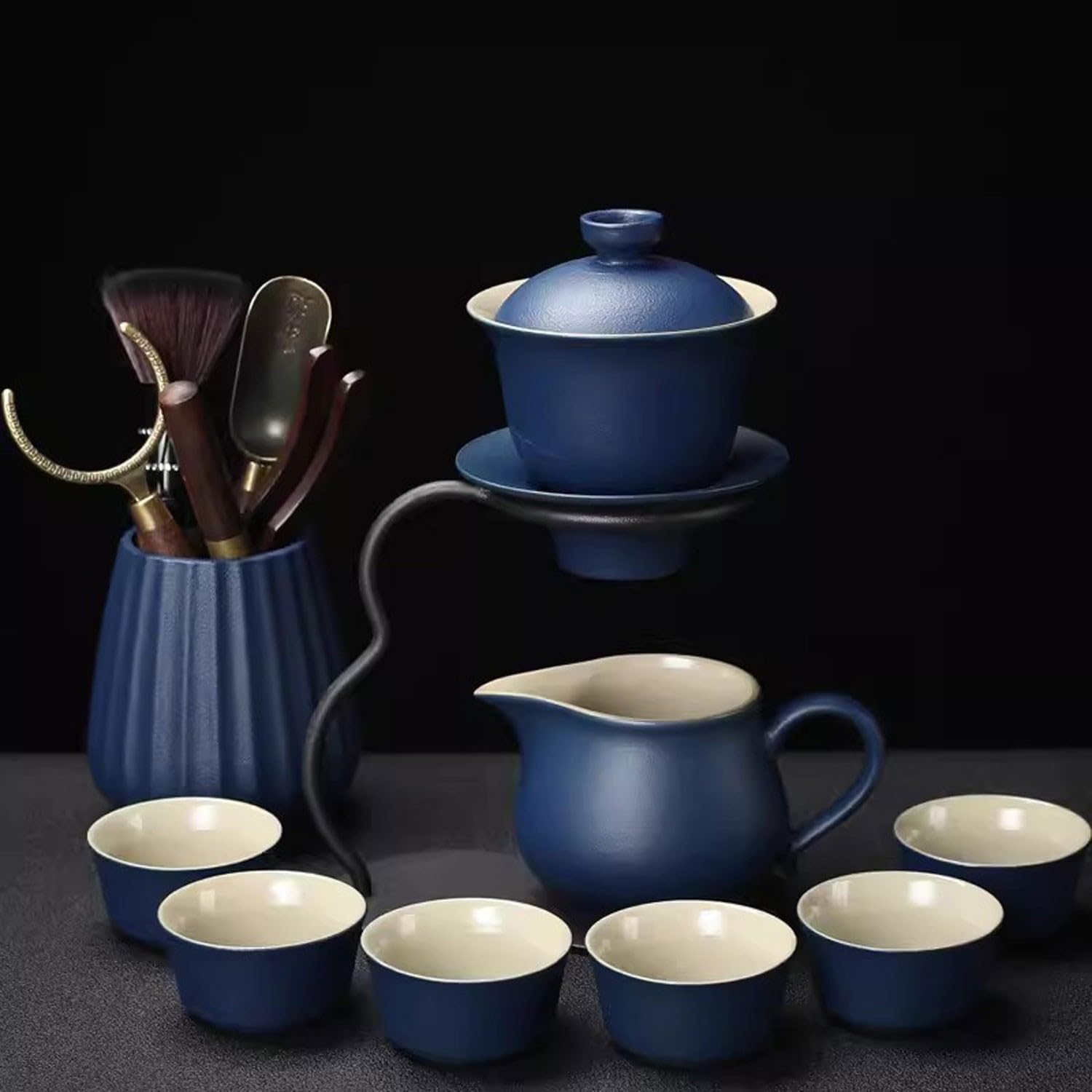 ティーセット ティーセット 中国茶セットLazy Office Kung Fu Tea Set
