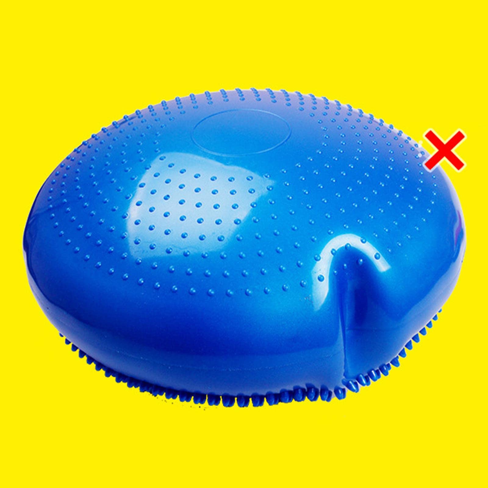 Disco de Inflable, Almohadilla de Masaje, Colchoneta, Pelota de Ejercicio Duradera, azul