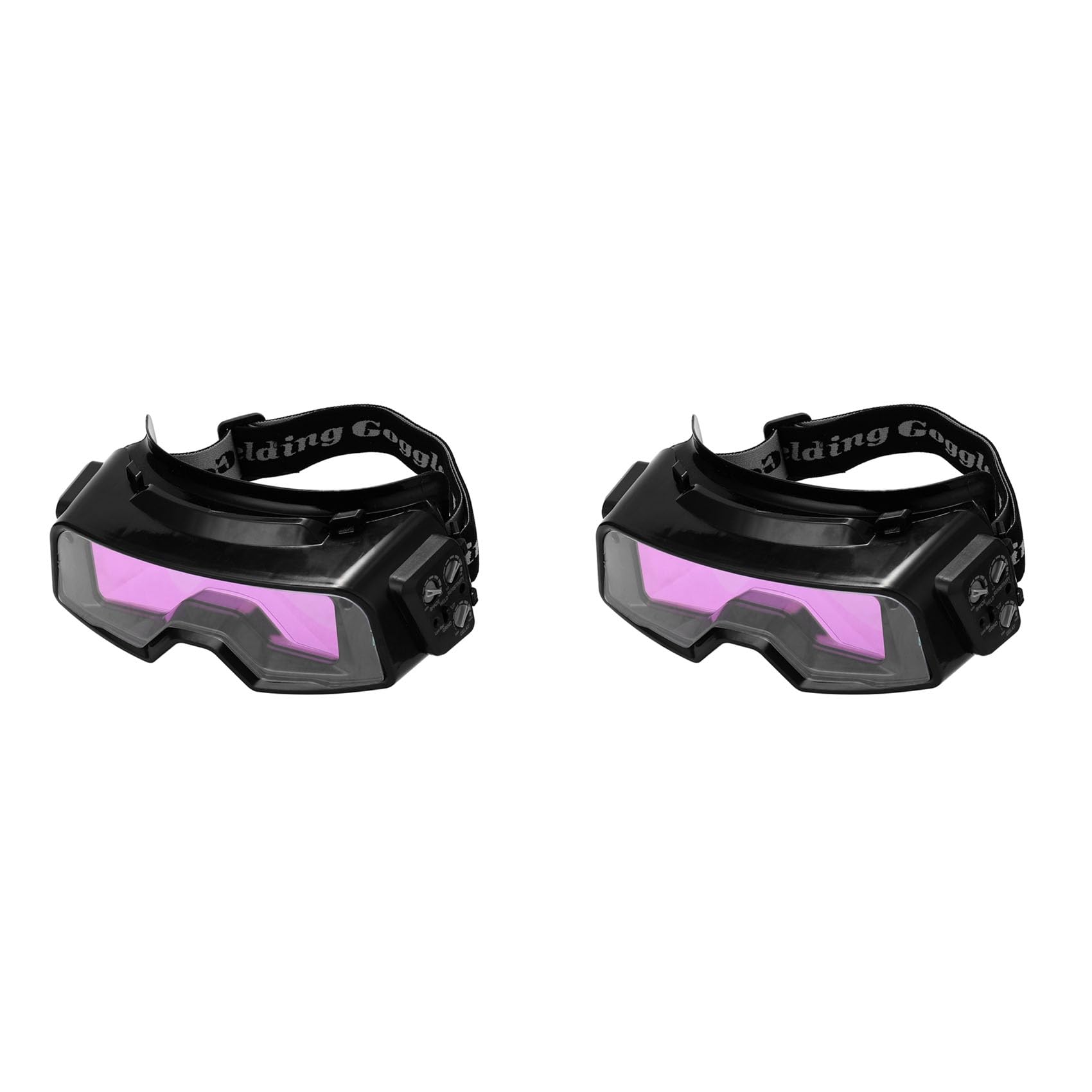 Jnchdghwa As Shown 2X Automatic Darkening Welding Glasses Mask Welding Cap For Tig Mig Professional Weld Glasses Goggles Welding Equipment