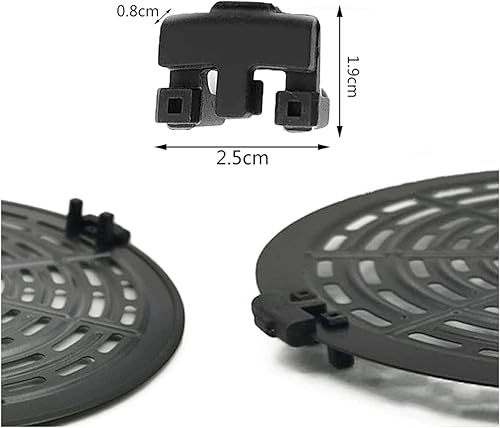 Miniatura 2 de ZYAMY 4 pies de goma de repuesto para freidora de aire Bella Pro Series 8QT 4QT 6.3QT, parachoques de goma de silicona para freidora de aire